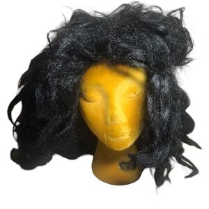 Long Black Wig Halloween